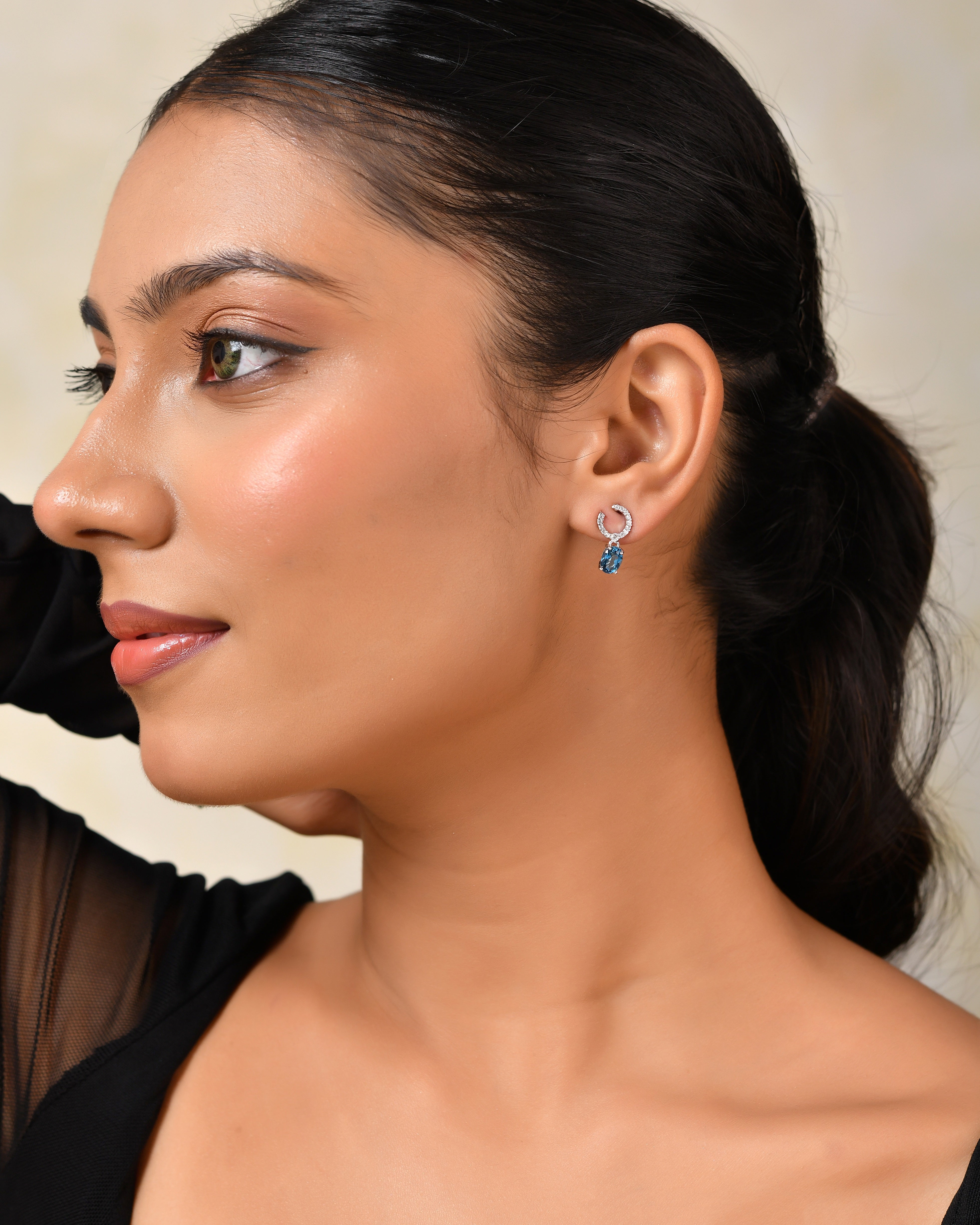 Azurelle London Blue Topaz Earrings