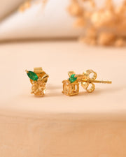Liora Citrine Stud Earrings