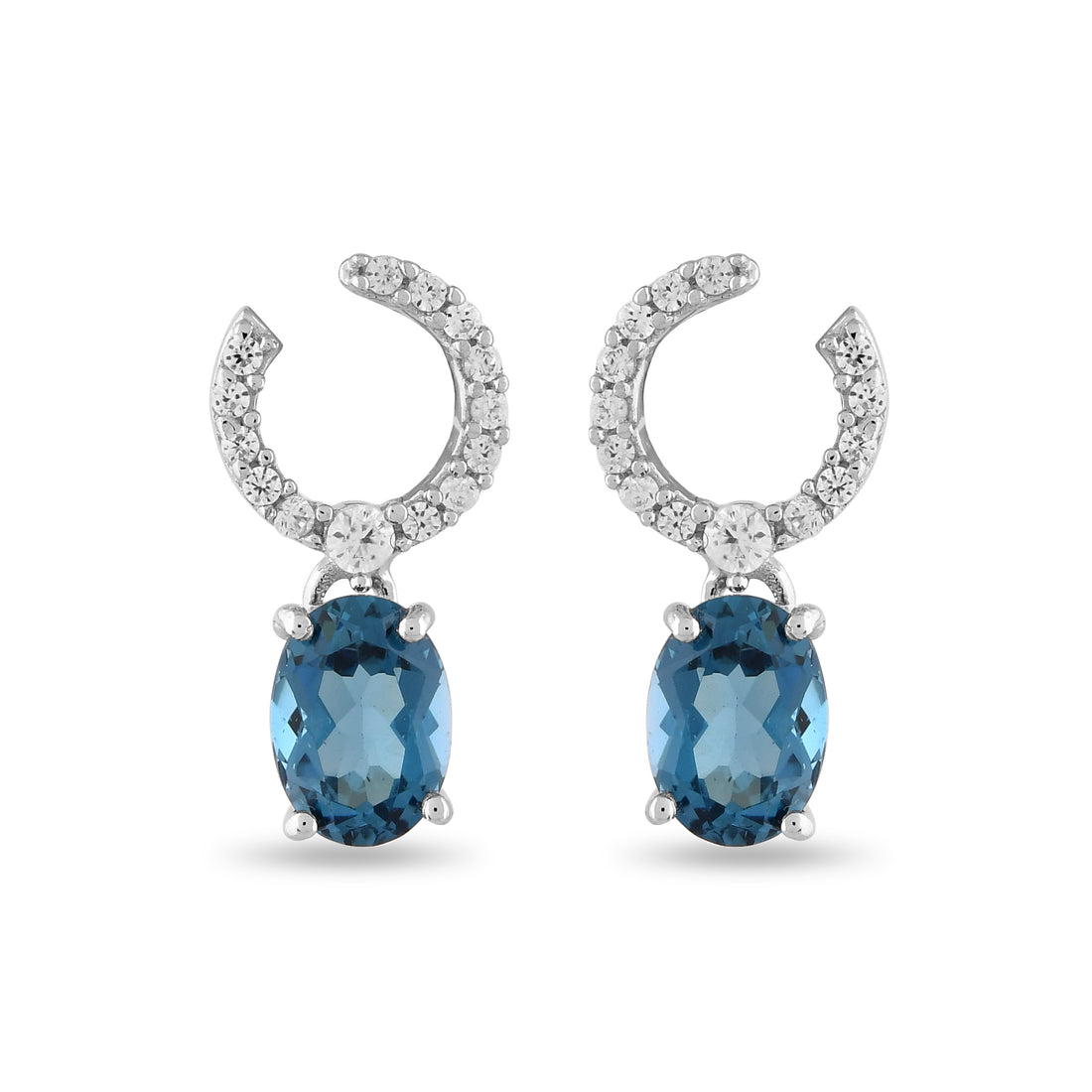 Azurelle London Blue Topaz Earrings
