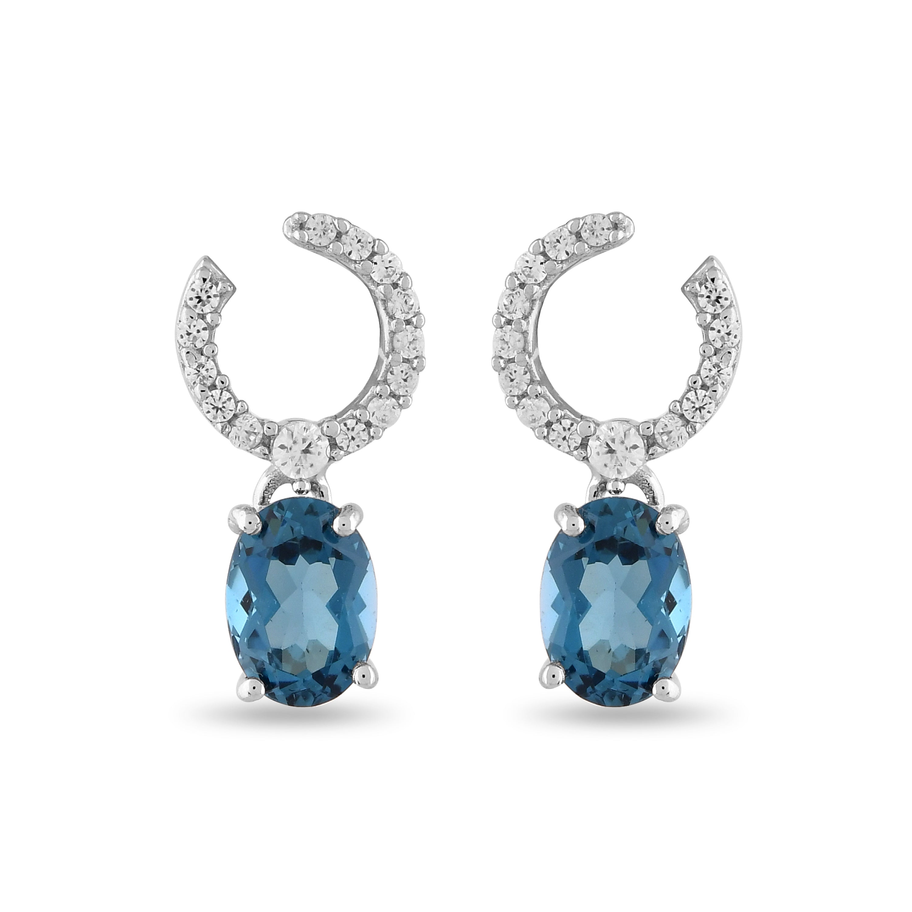 Azurelle London Blue Topaz Earrings