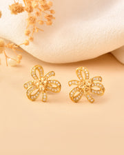 Solara Citrine Bloom Earrings