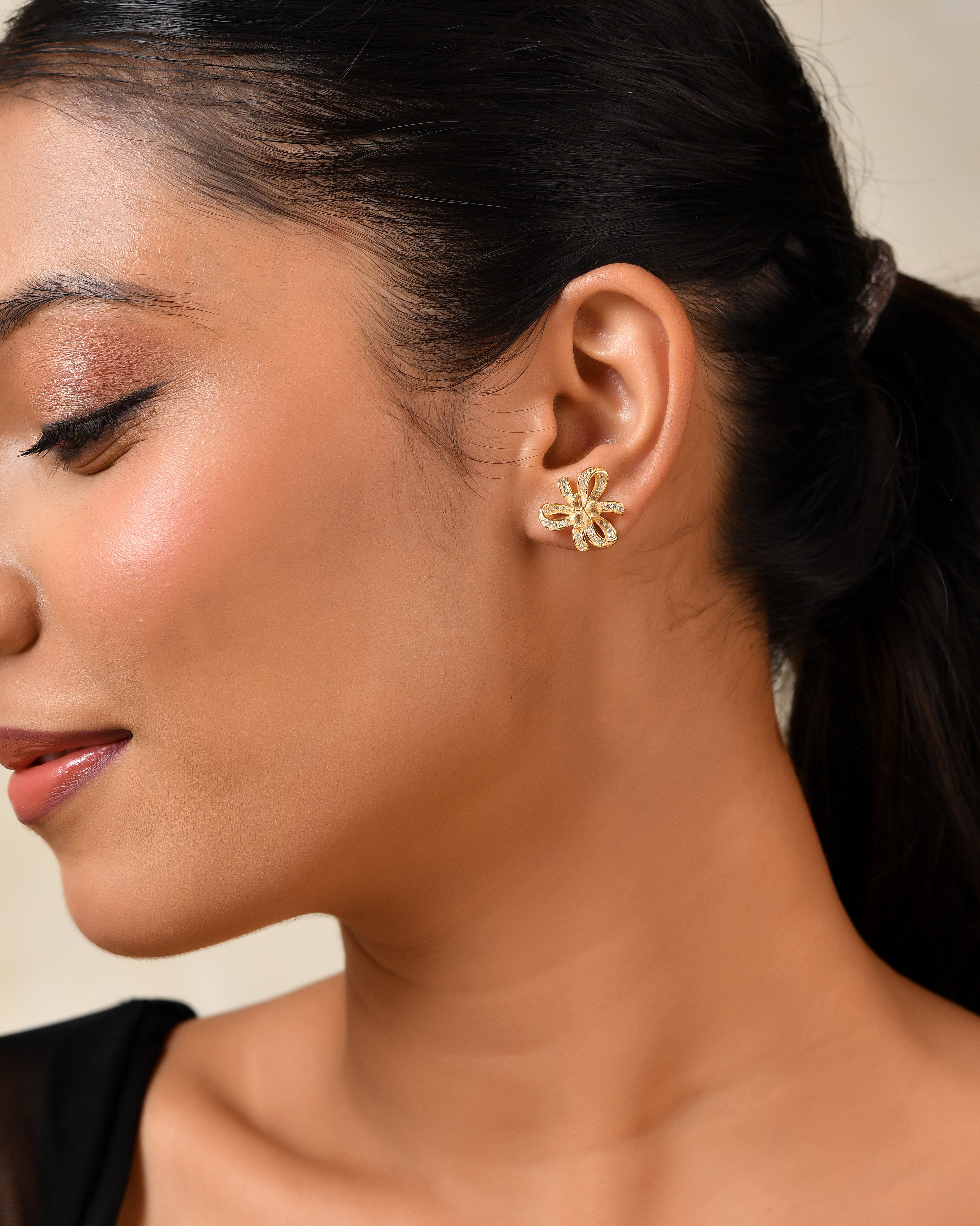 Solara Citrine Bloom Earrings
