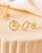 Aurelia Zircon Twist Earrings