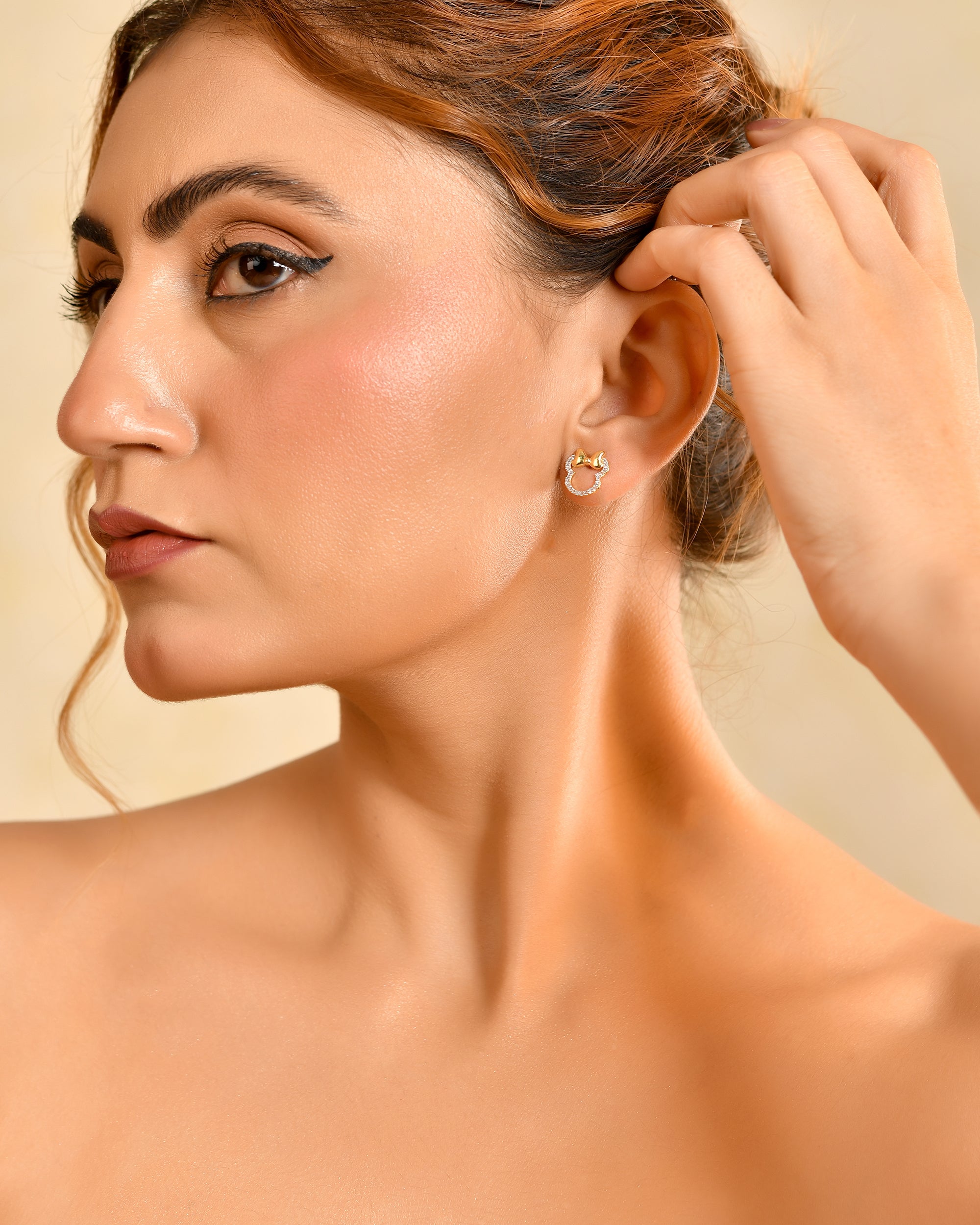 Bowelle Zircon Stud Earrings