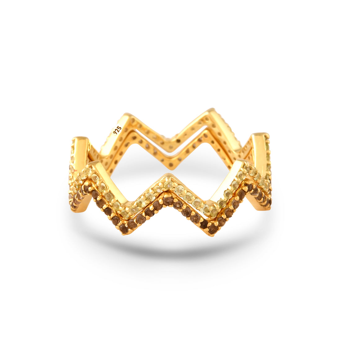 Verdelle Peridot Stack Ring