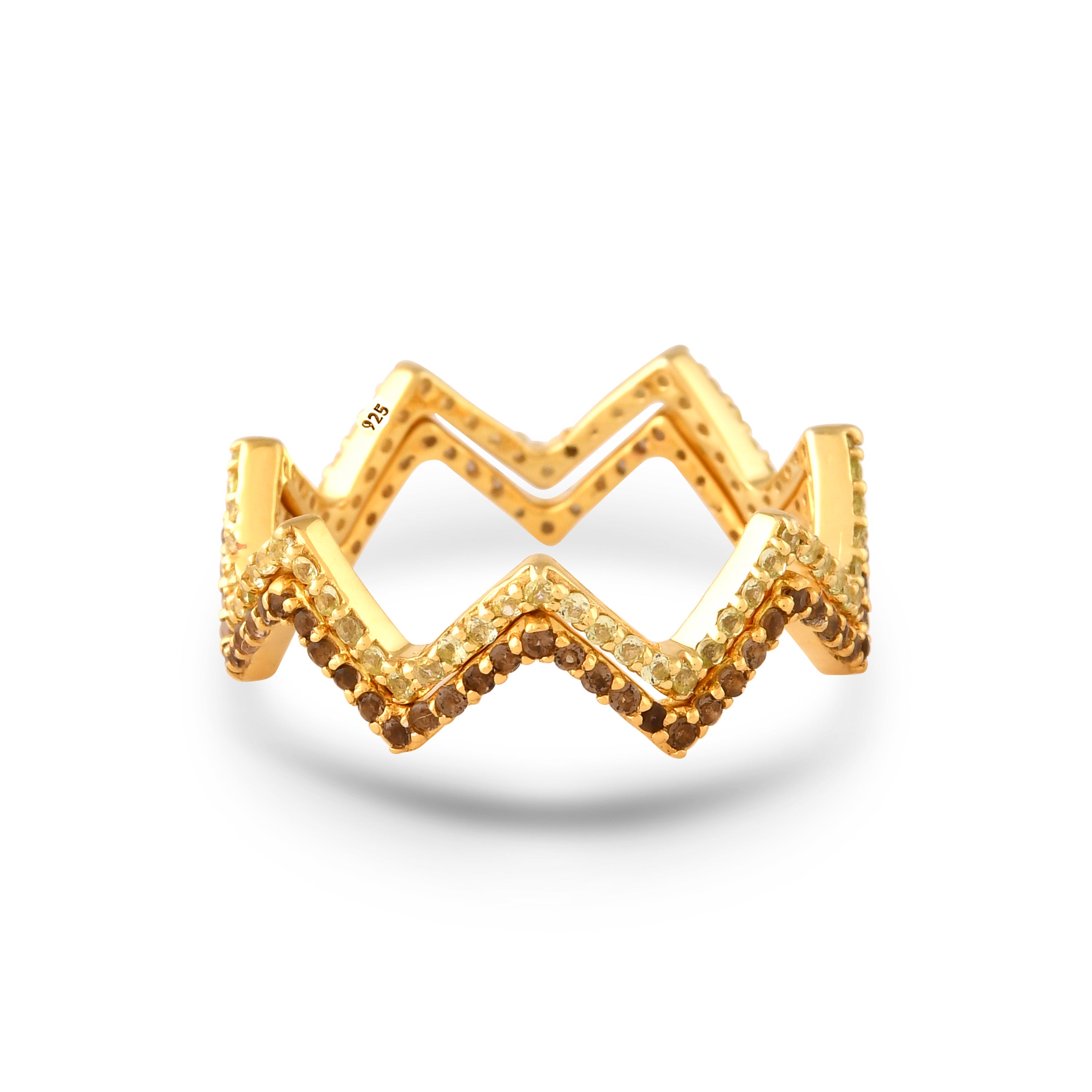 Verdelle Peridot Stack Ring