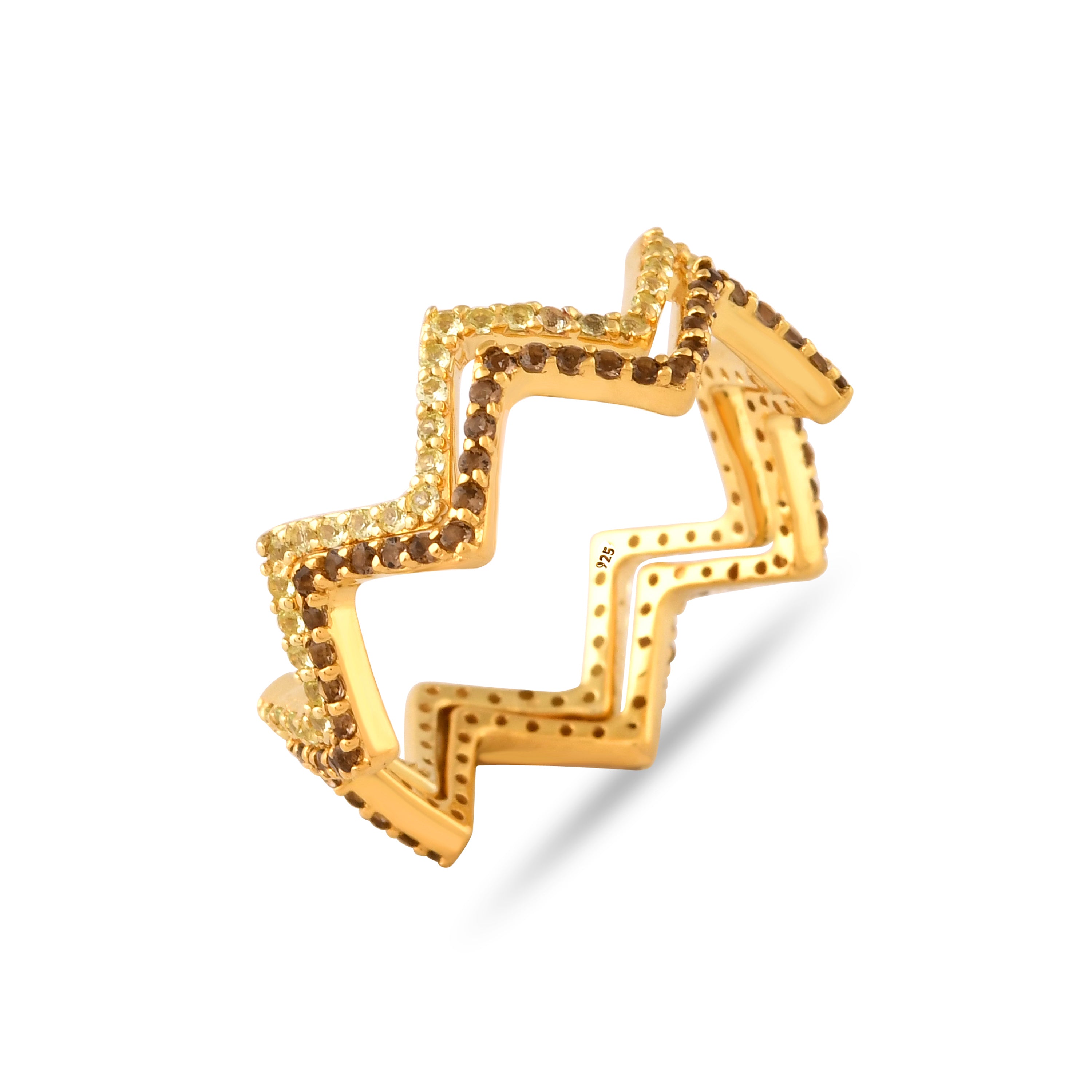 Verdelle Peridot Stack Ring