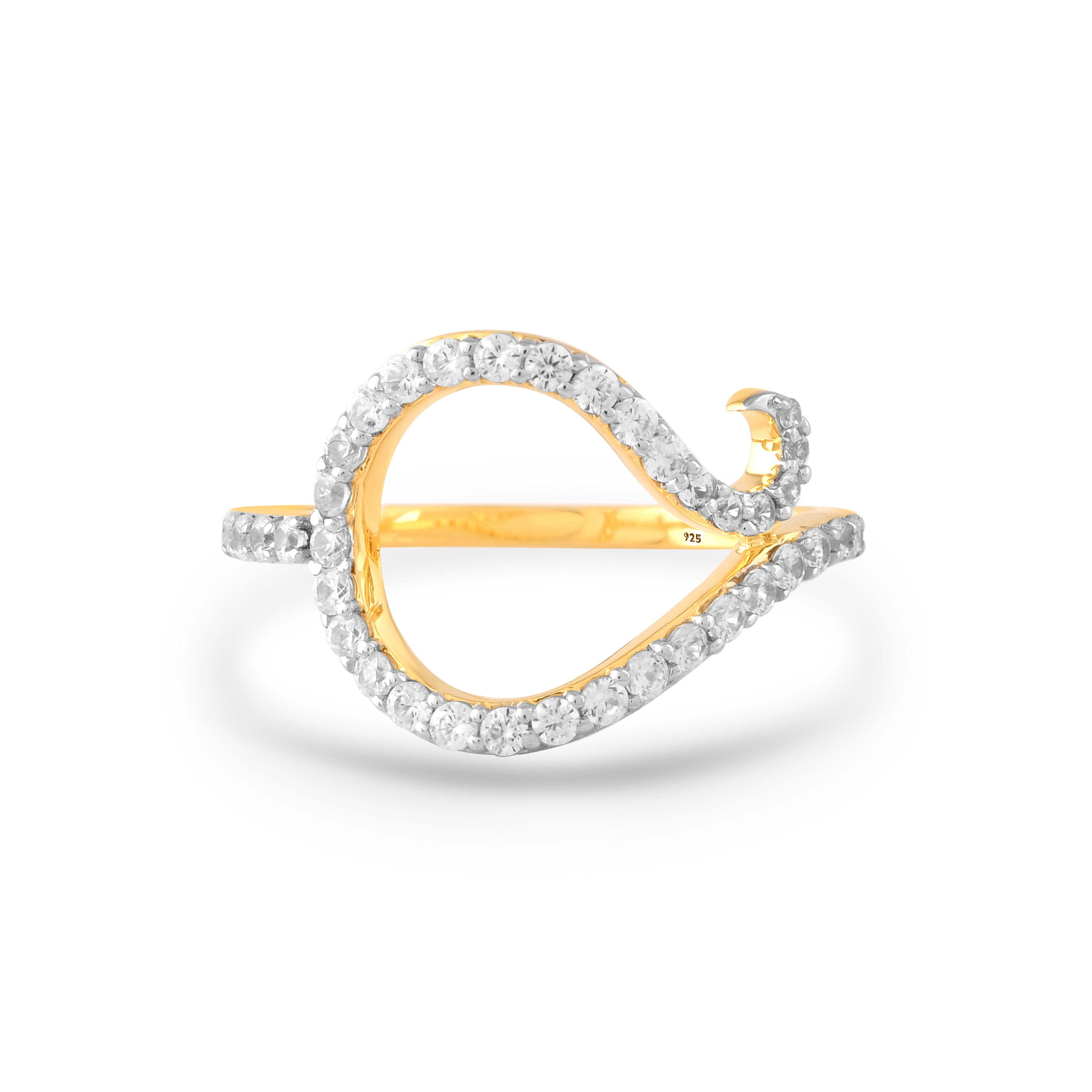 Seraphine Zircon Swirl Ring