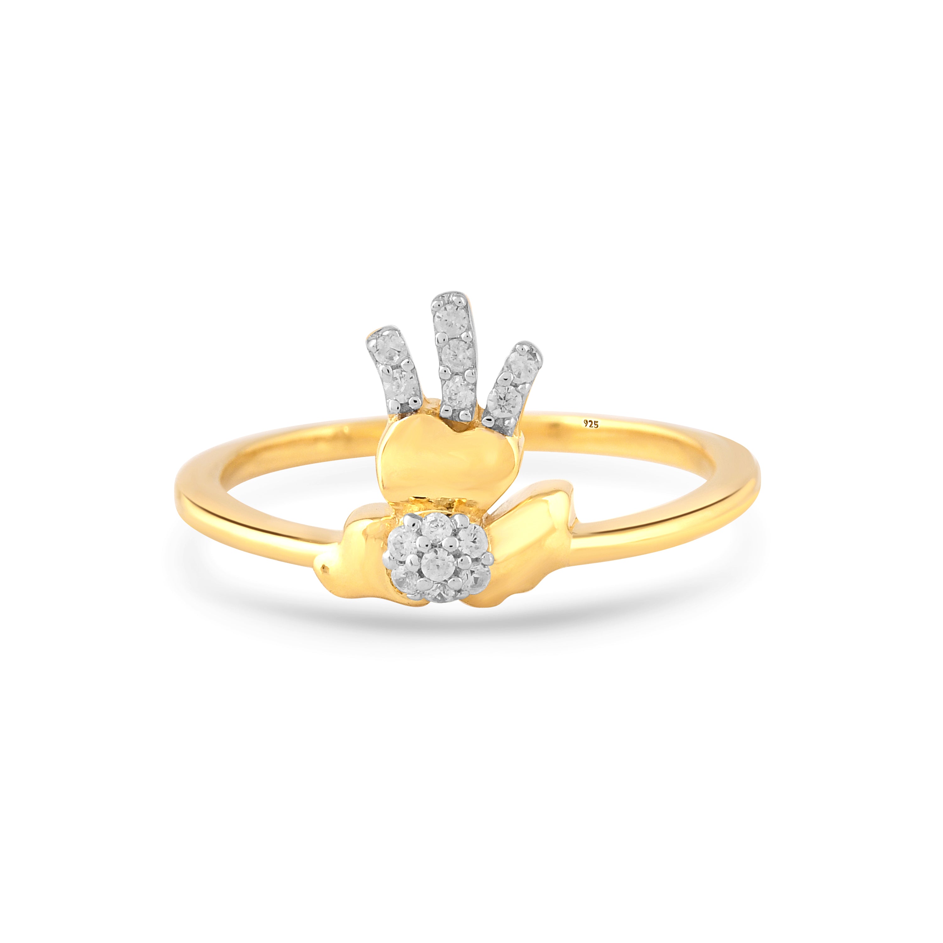 Amoria Zircon Embrace Ring