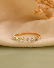 Elowen Zircon Blossom Ring