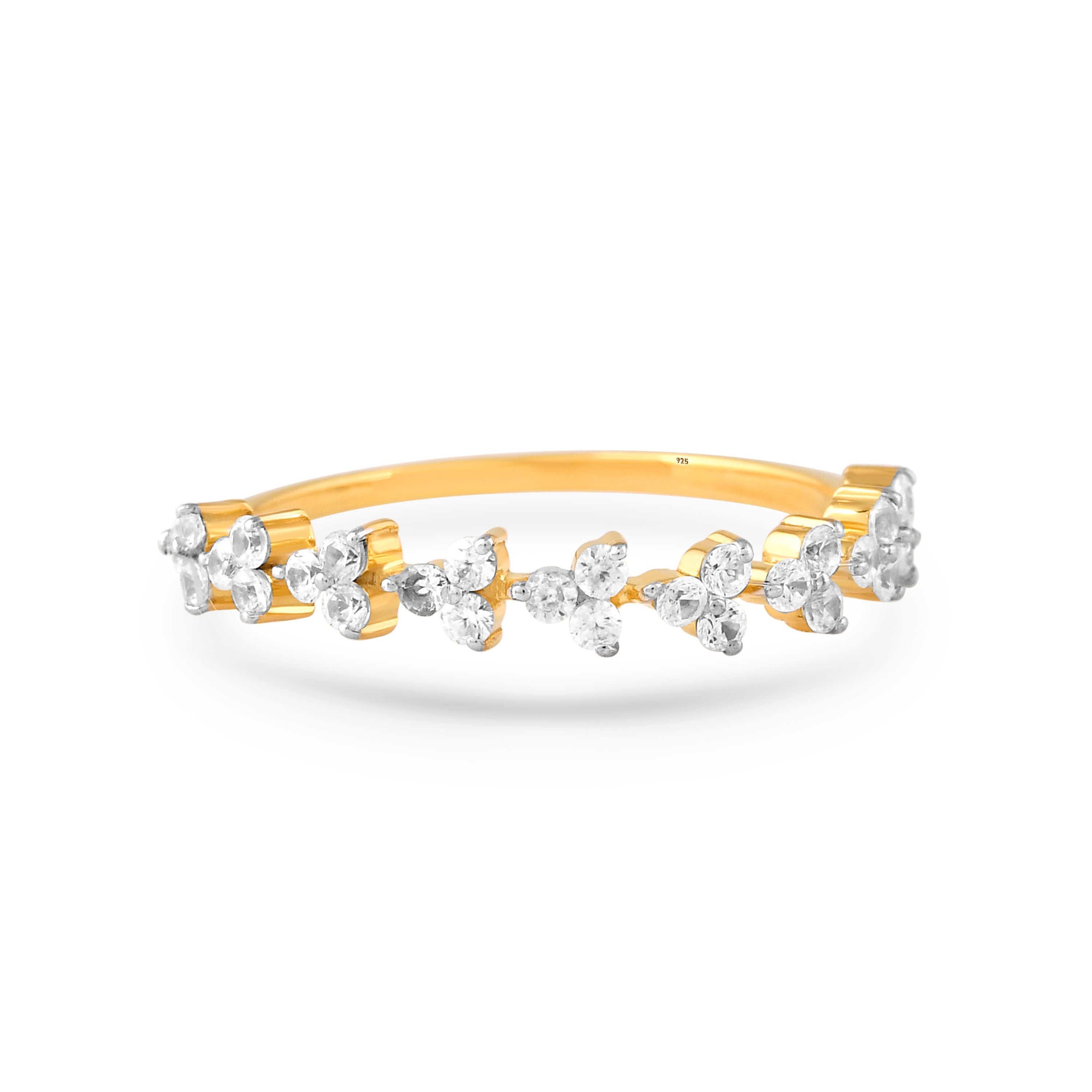 Elowen Zircon Blossom Ring
