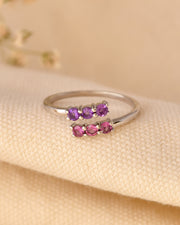 Amerosa Rhodolite & Amethyst Ring
