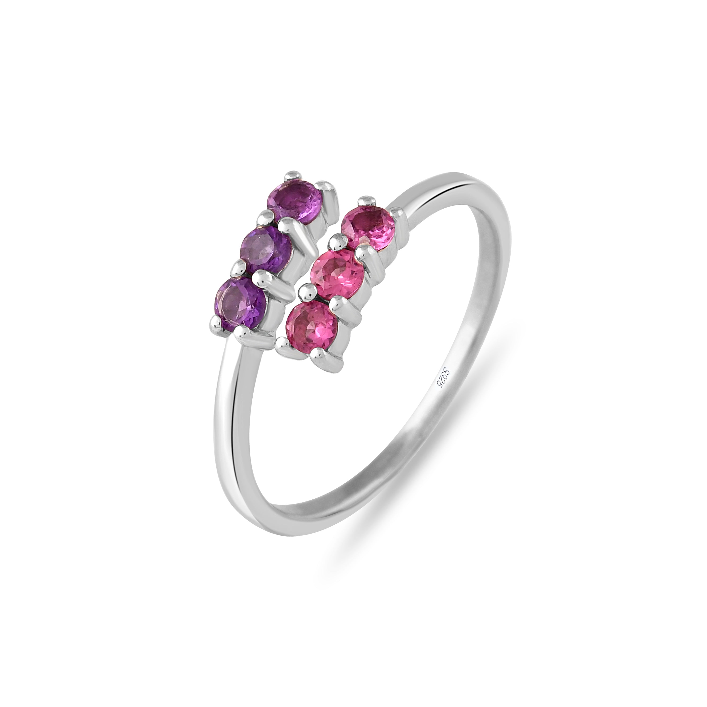 Amerosa Rhodolite & Amethyst Ring